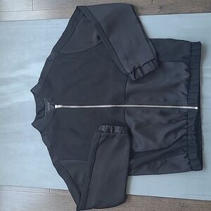 Topshop light black bomber-like jacket